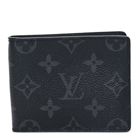 LOUIS VUITTON Monogram Eclipse Pince Wallet .